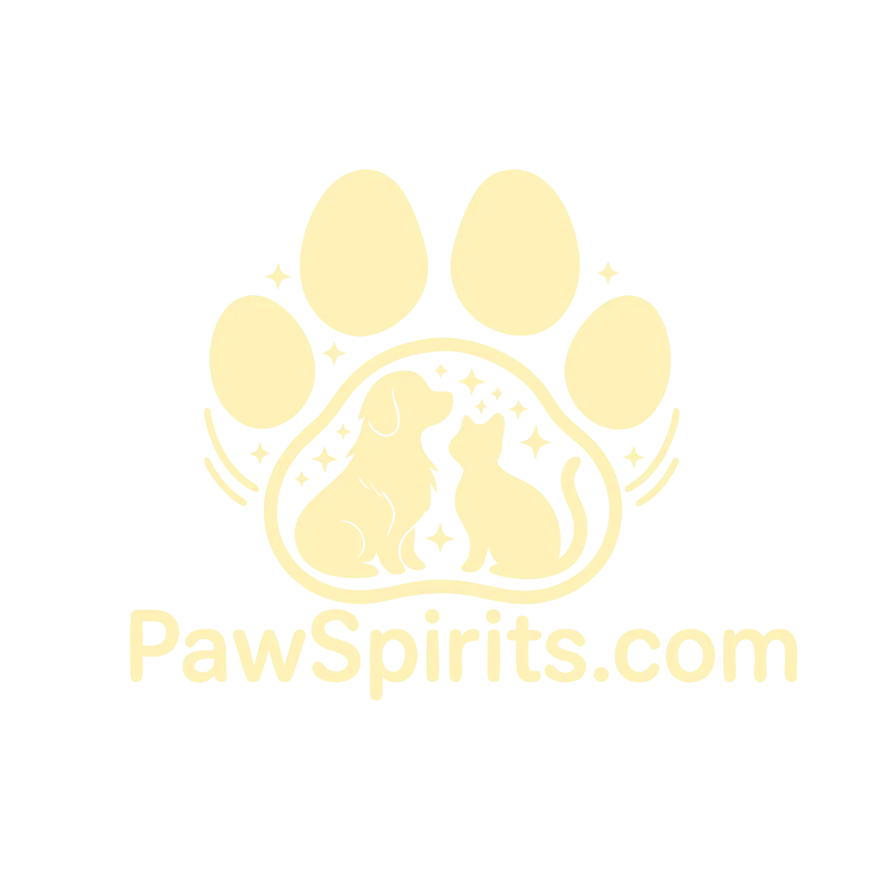 Paw Spirits logo gold 